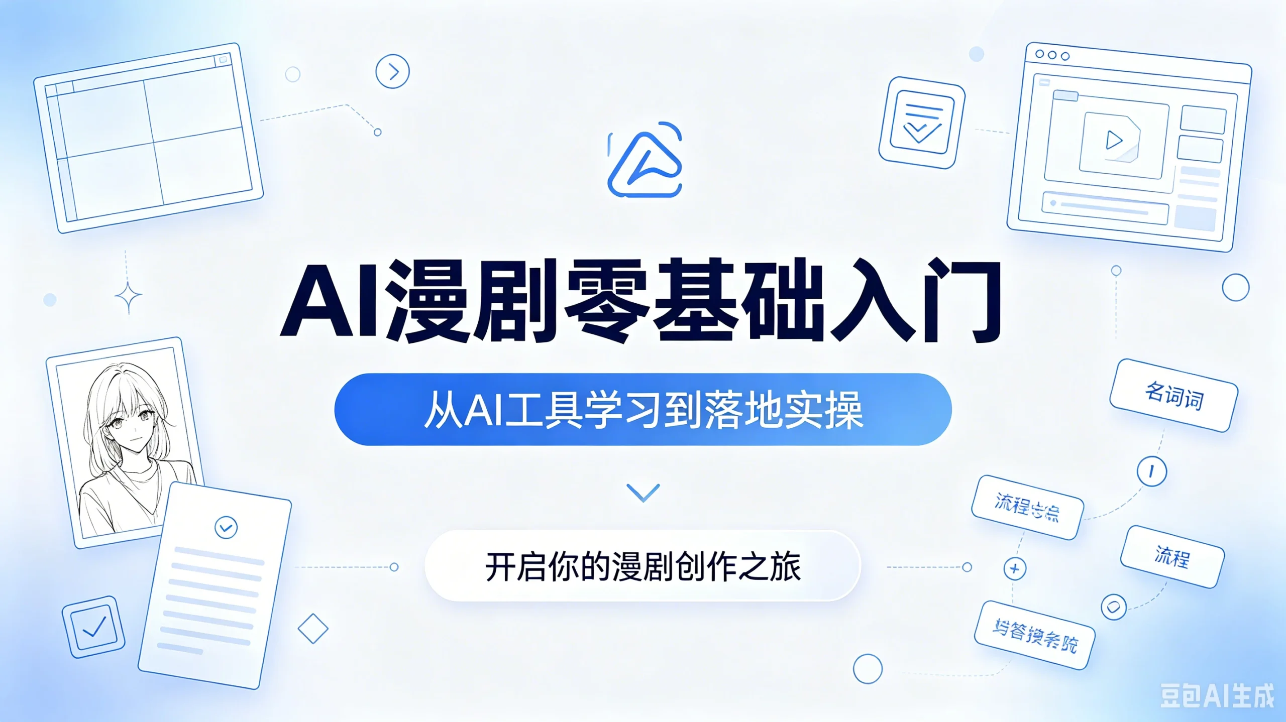AI漫剧零基础入门，从AI工具学习到落地实操，开启你的漫剧创作之旅-创客之家