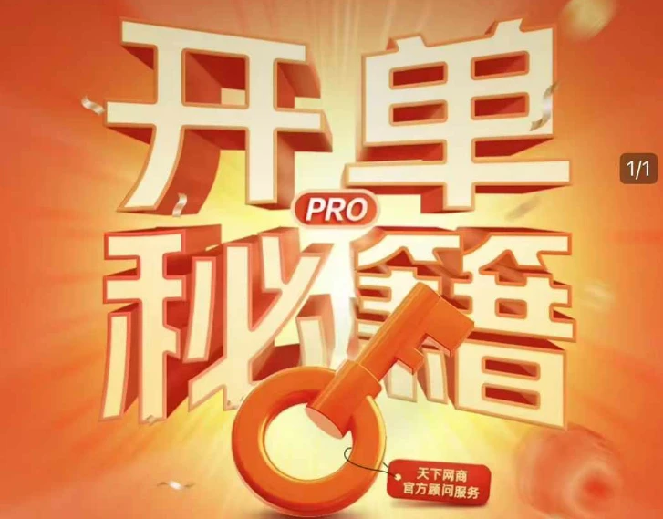 【精】天下网商-开单秘籍PRO淘天实战陪跑计划(2026年6月价值3980元)-创客之家