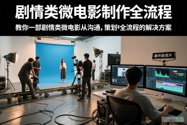 【精】剧情类微电影制作全流程，教你一部剧情类微电影从沟通，策划到拍摄制作全流程的解决方案-创客之家