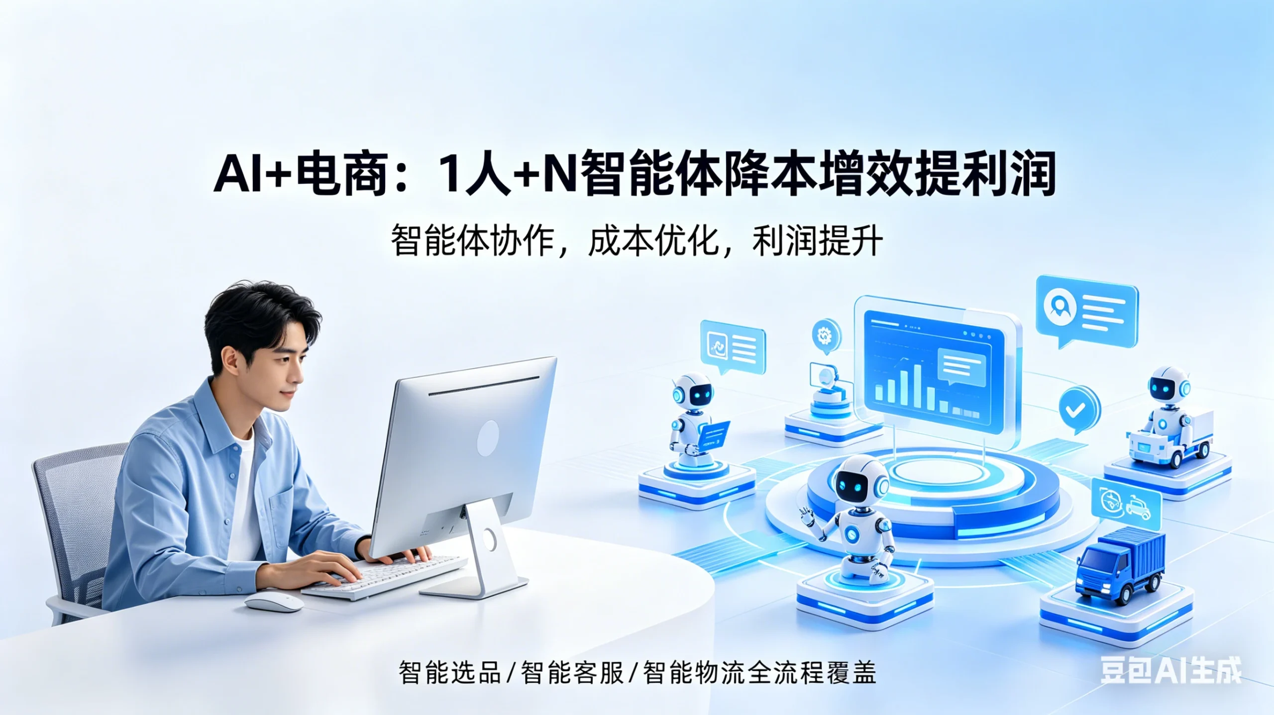 【精】 Al+电商 如何通过1人+N个智能体 降本增效提高利润-创客之家