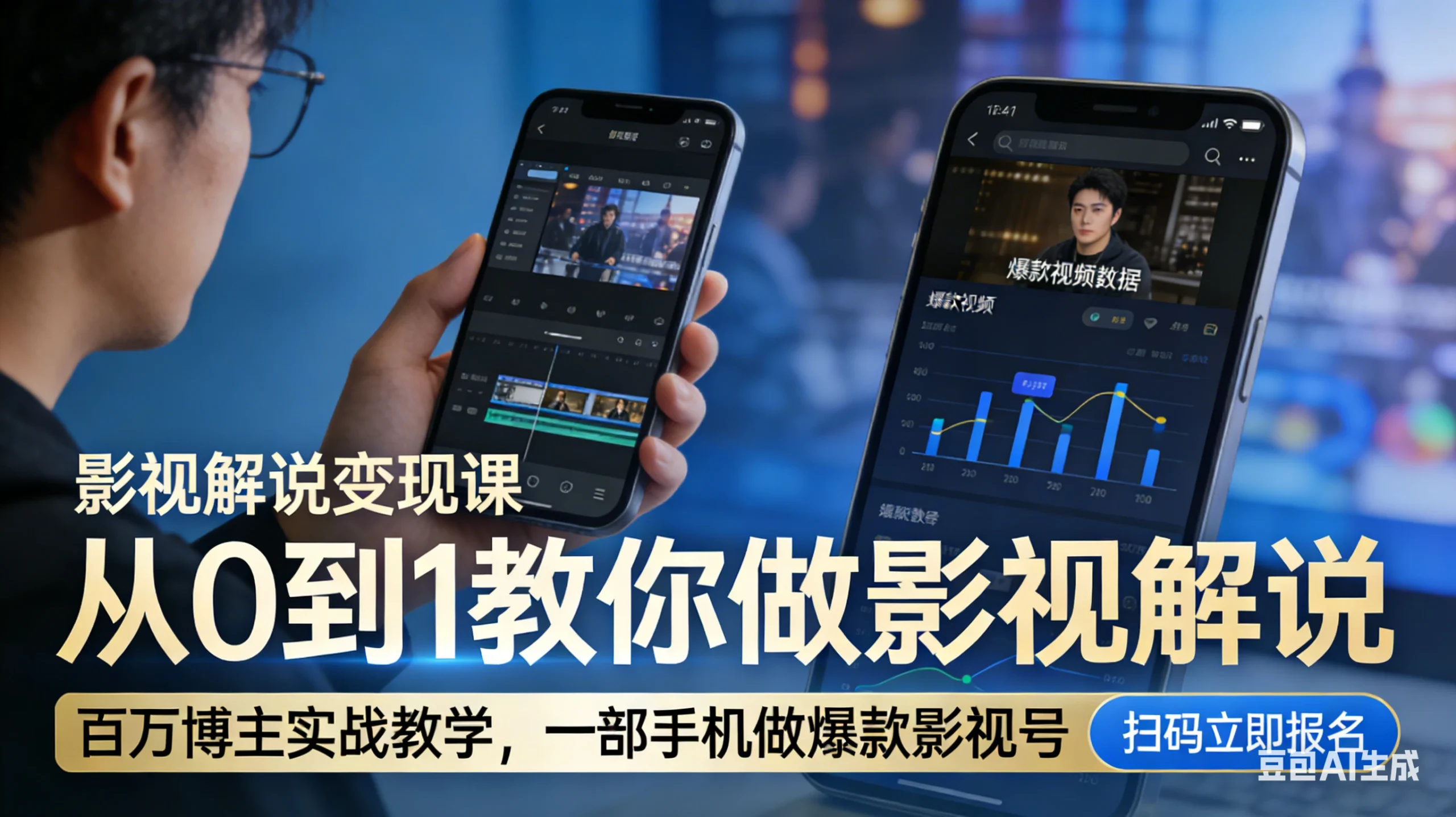 【精】影视解说变现课！百万博主实战教学，一部手机做爆款影视号-创客之家