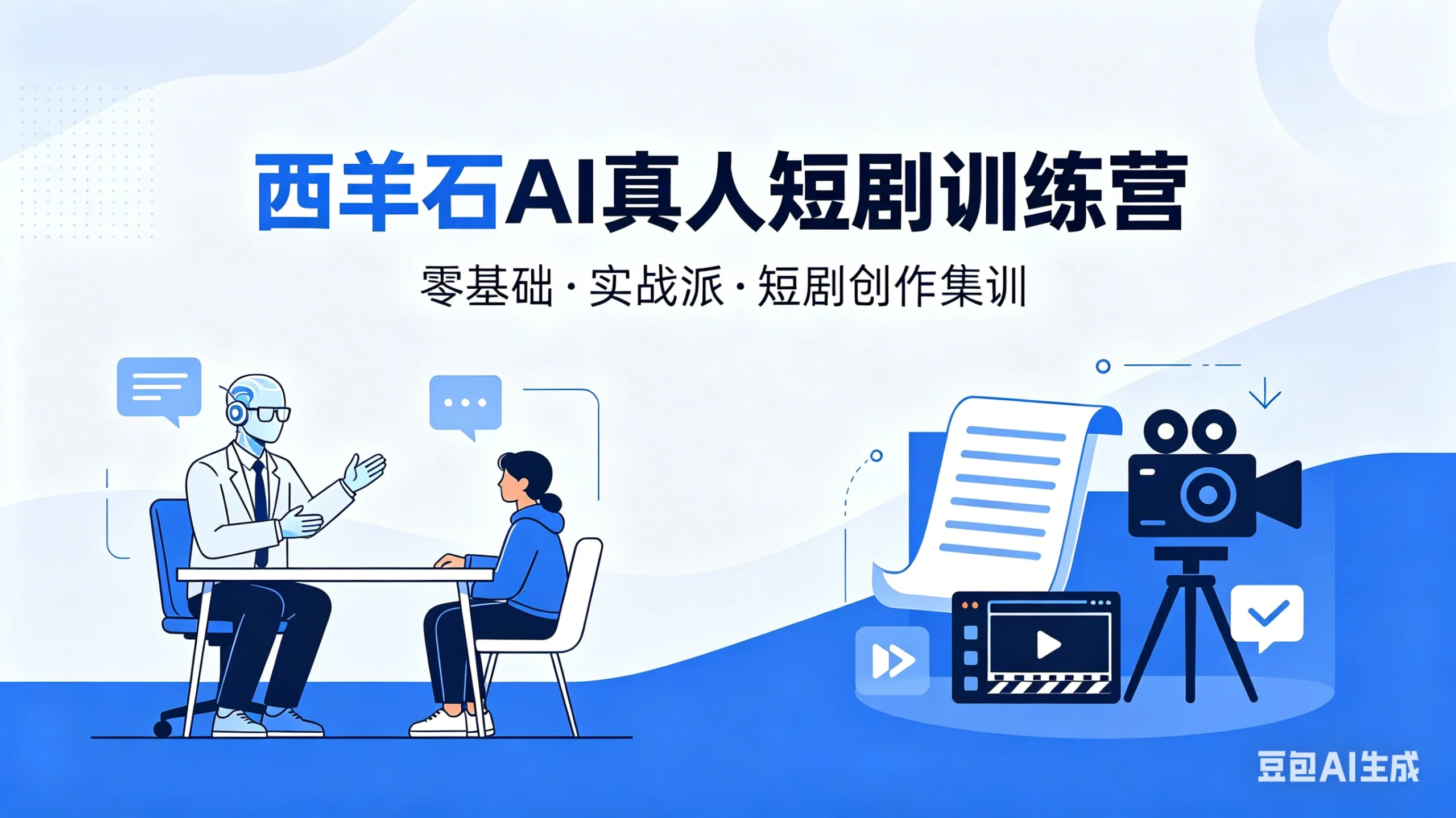 【精】西羊石 AI真人短剧训练营，零基础·实战派·短剧创作集训-创客之家