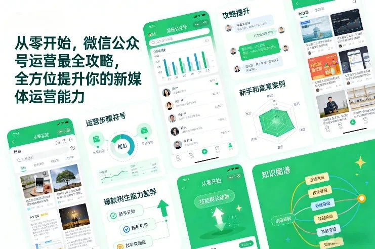 【精】从零开始，微信公众号运营最全攻略，全方位提升你的新媒体运营能力-创客之家