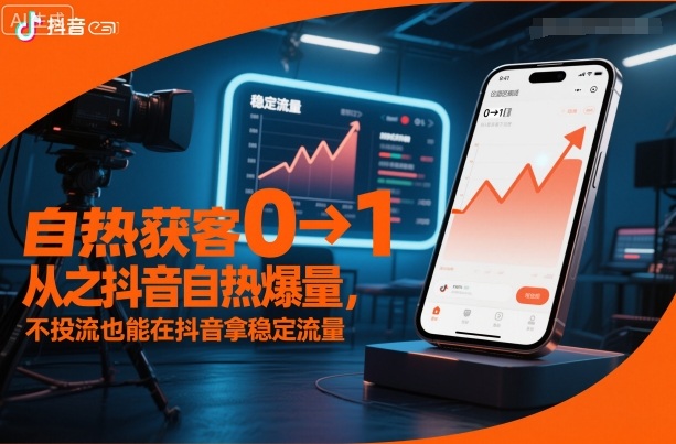 自热获客从0到1之抖音自热爆量,不投流也能在抖音拿稳定流量-创客之家