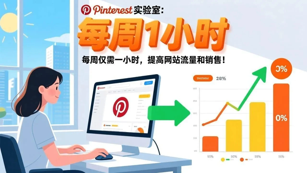 【精】Pinterest实验室：每周仅需一小时，提高网站流量和销售！-创客之家