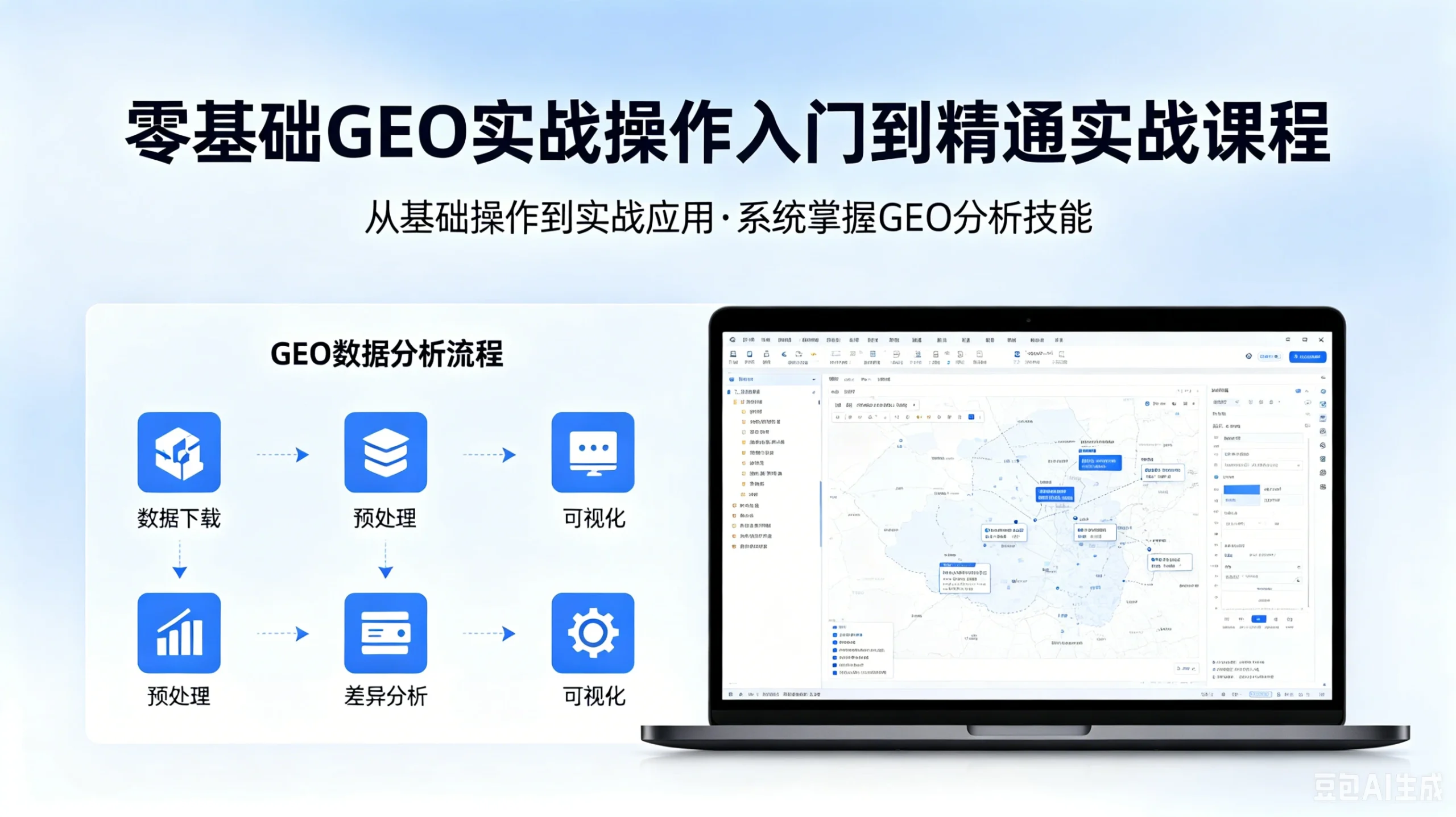 【精】零基础GEO实战操作入门到精通实战课程-创客之家